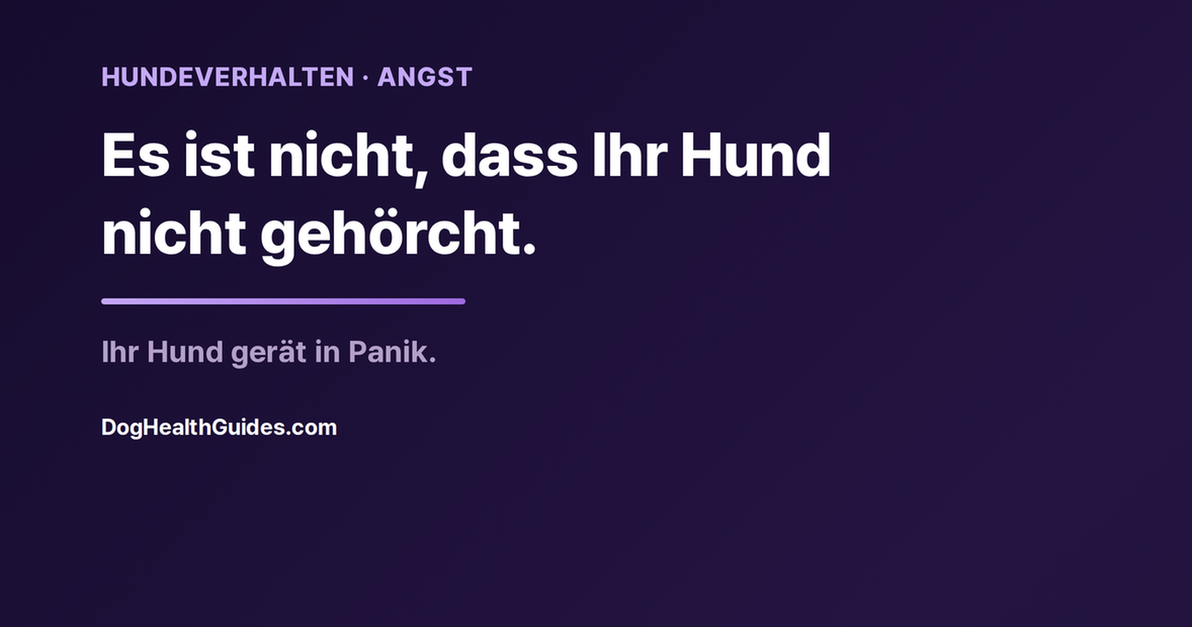 Hund allein zu Hause mit Anzeichen von Stress, veranschaulicht echte Trennungsangst im Unterschied zu Langeweile