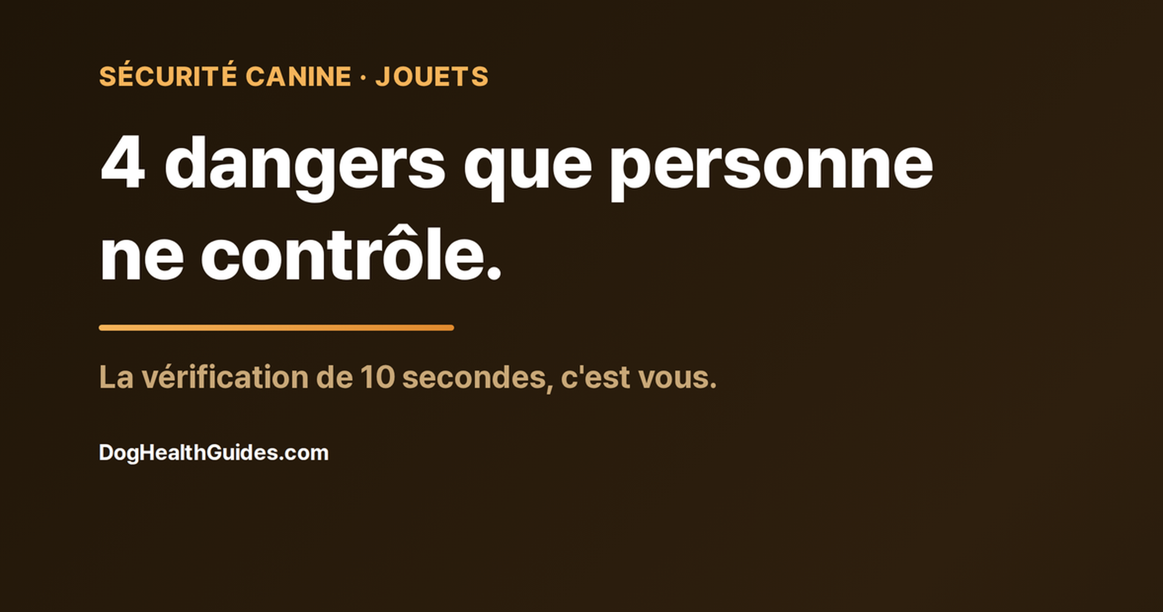 Chien avec un jouet à mâcher, illustrant les dangers cachés des jouets pour animaux non réglementés