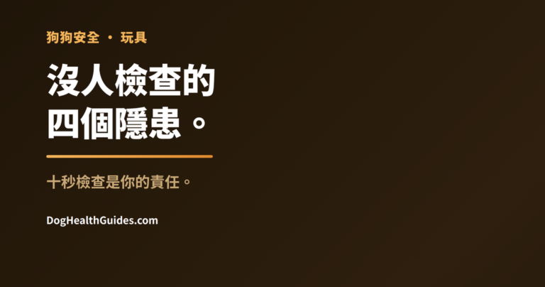 叼著玩具的狗狗，展示未受監管的寵物玩具中隱藏的危險